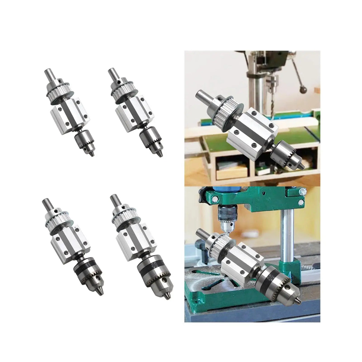 Drill Chuck Adapter Set – Quick-Change Spindle Assembly