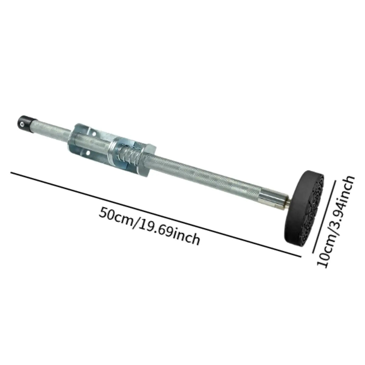 2-Pack Adjustable Steel Ladder Levelers with Rubber Feet