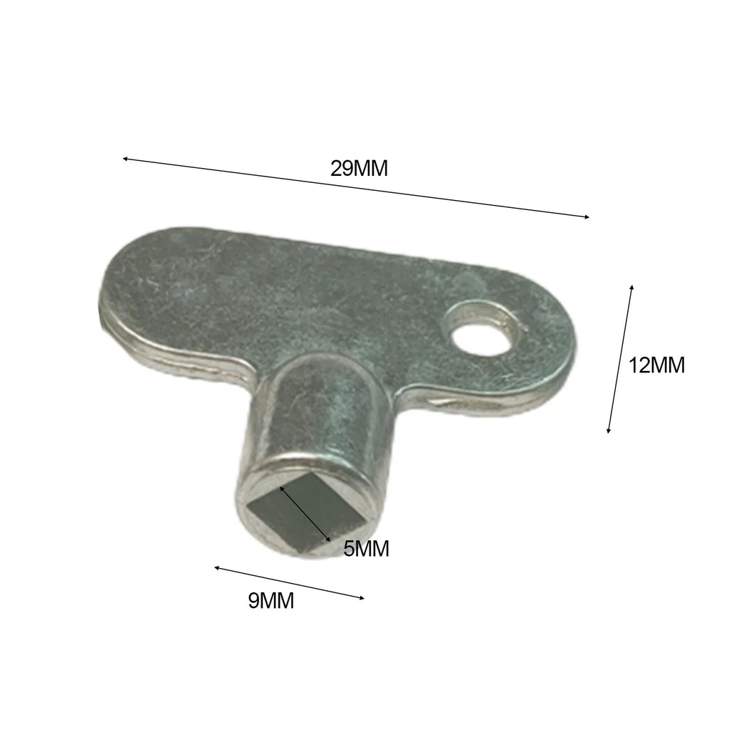 2-Pack Radiator Bleeding Key – 5mm Zinc Alloy Exhaust Valve Socket