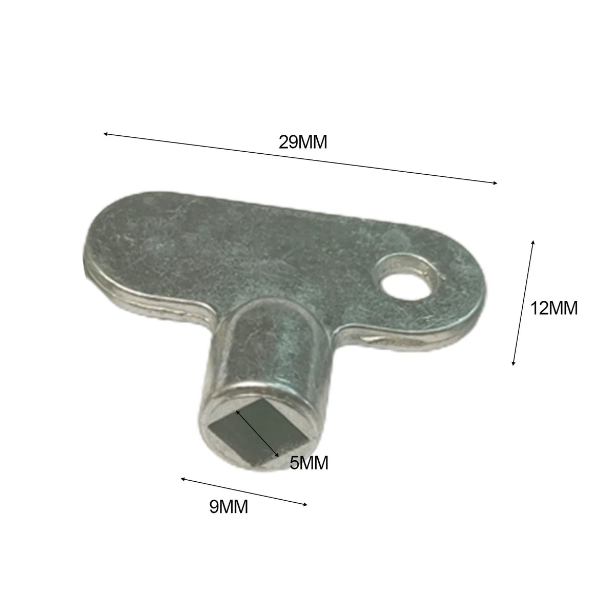 2-Pack Radiator Bleeding Key – 5mm Zinc Alloy Exhaust Valve Socket