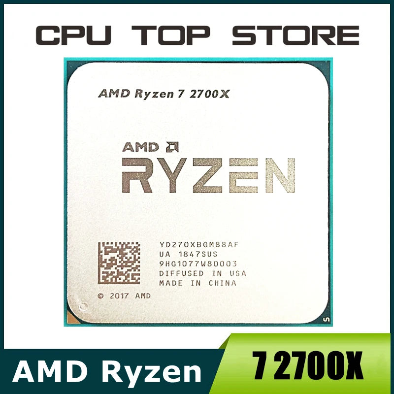 AMD Ryzen 7 2700X 8-Core 3.7GHz AM4 Desktop CPU Processor