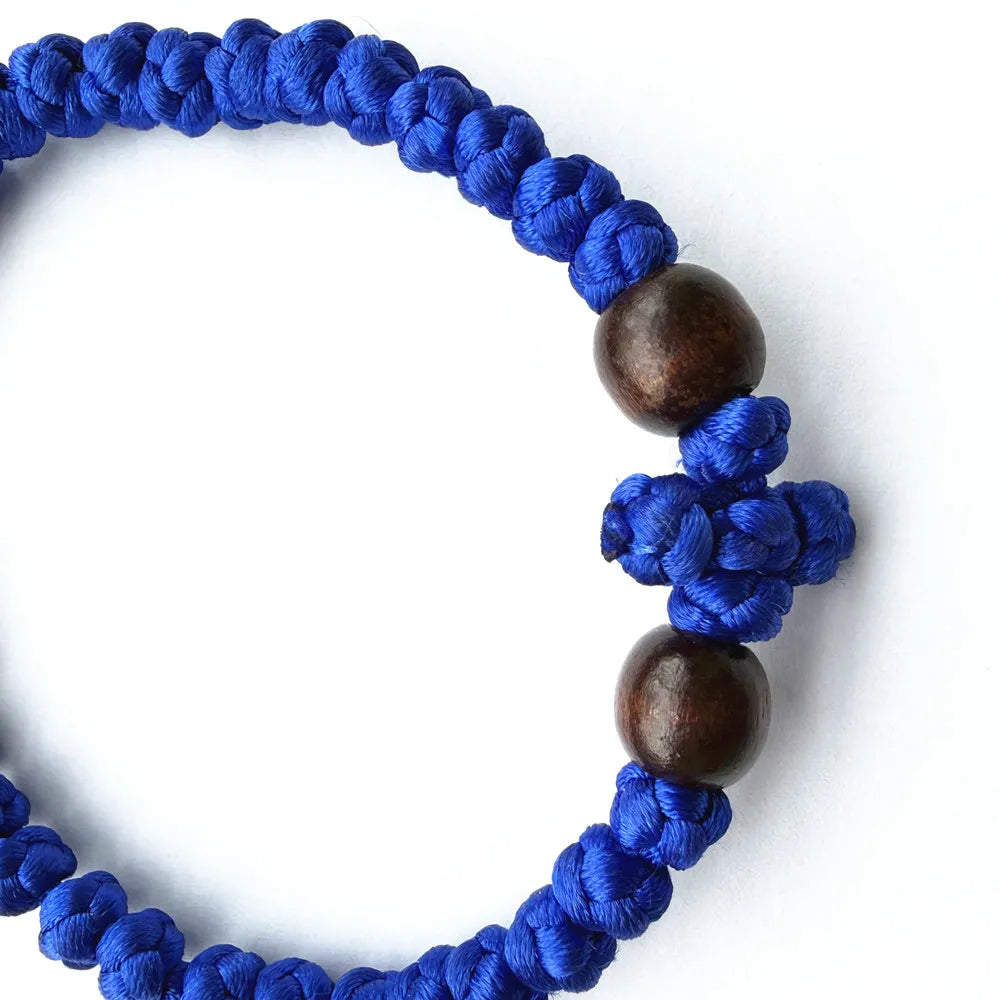 Greek Orthodox Prayer Rope Bracelet – 61 Knot Handmade Adjustable