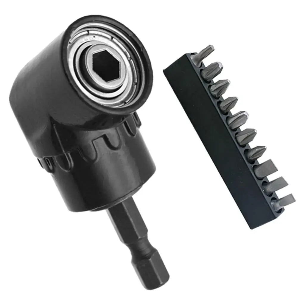 105° Angled Drill Bit Holder – 1/4" Hex Drive Adapter