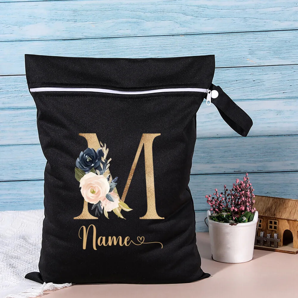Personalized Waterproof Wet Dry Bag – Custom Name Swim Pouch
