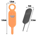 SIM Card Ejector Tool & Card Holder Keychain – 1/5 Pack
