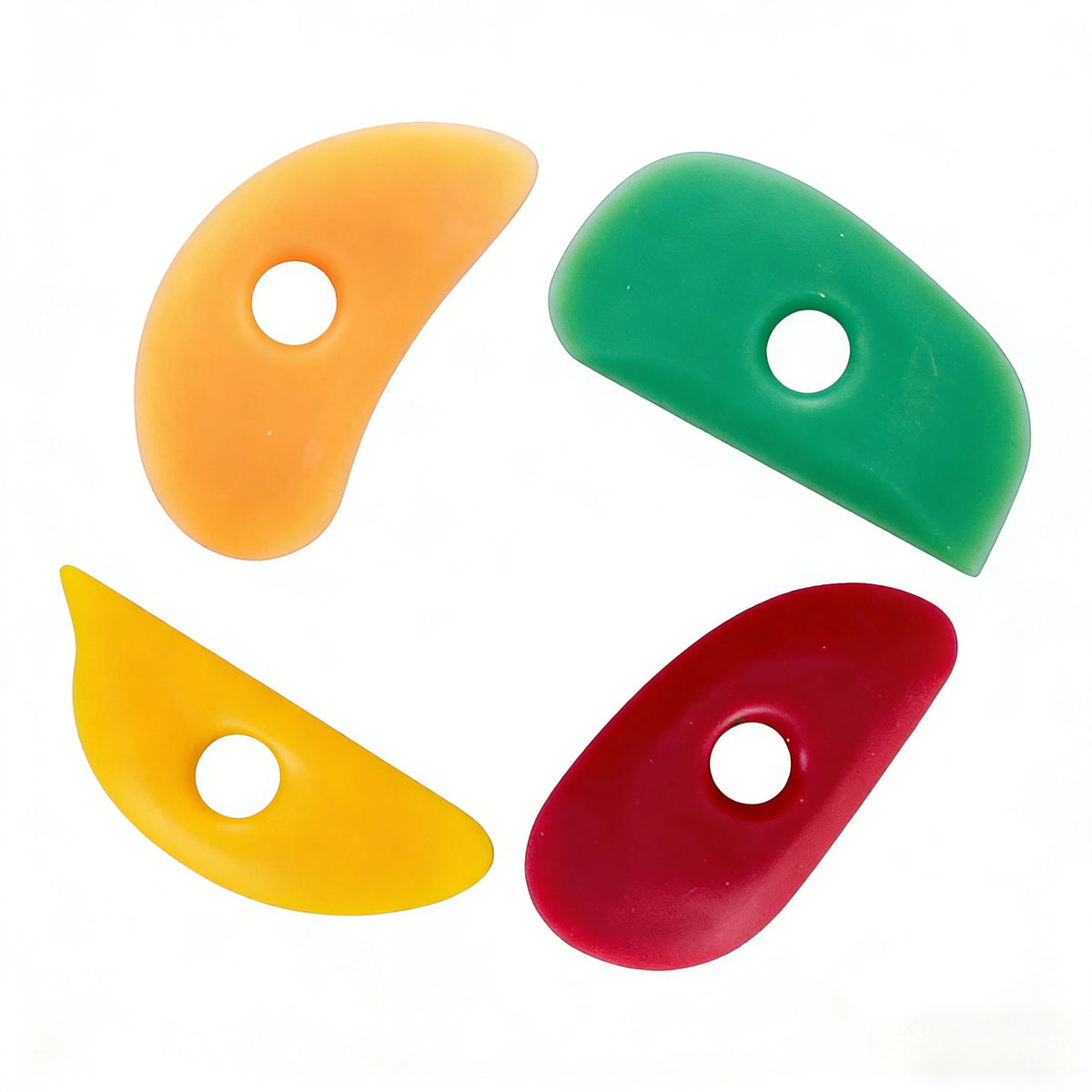 Soft Silicone Pottery Ribs – Clay Sculpting & Shaping Tools
