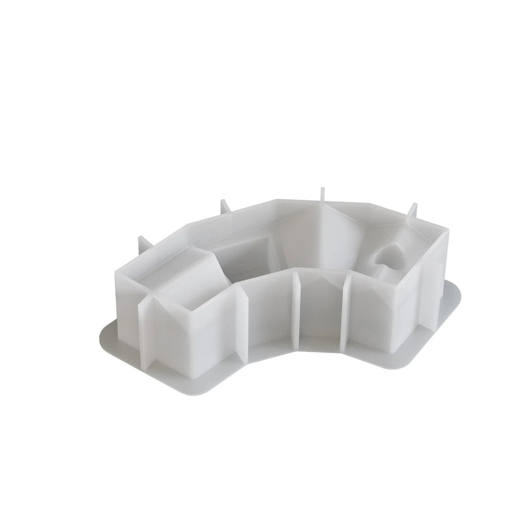 House Shape Silicone Mold – DIY Candle, Gypsum & Resin Craft