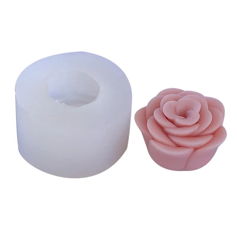 3D Peony Silicone Mold – Candle, Soap, Chocolate & Cake