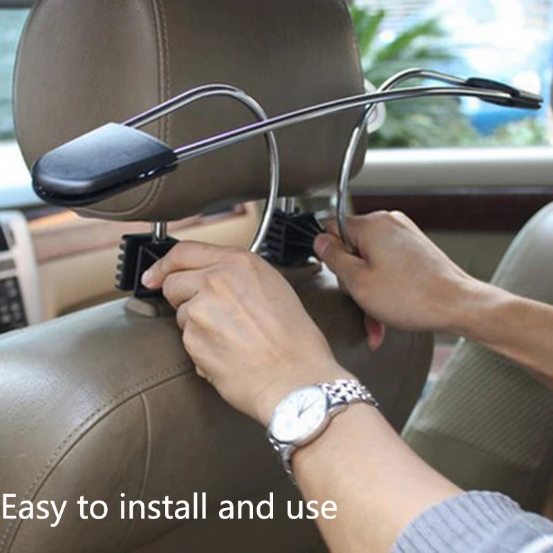 Universal Metal Car Seat Headrest Hanger – Coats & Jackets