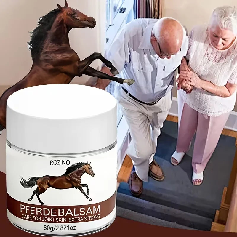 ROZINO Horse Oil Body Cream 80g – Ginger, Chamomile & Hyaluronic Acid