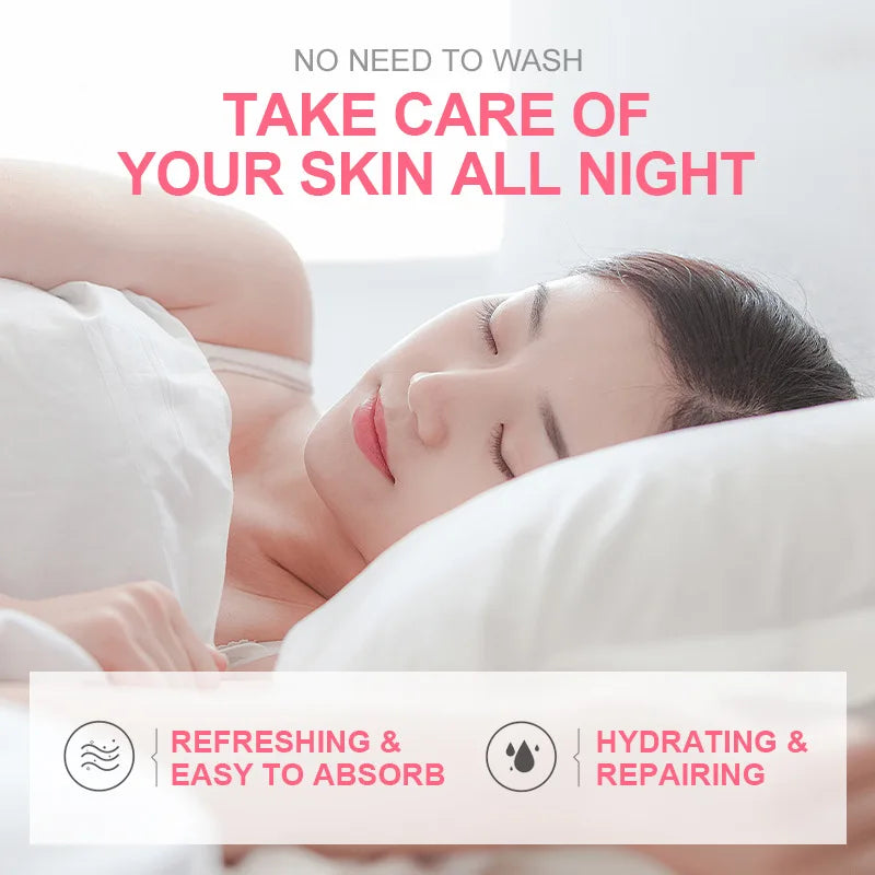 LAIKOU Sakura Sleeping Mask 100pcs – Hydrating Night Cream