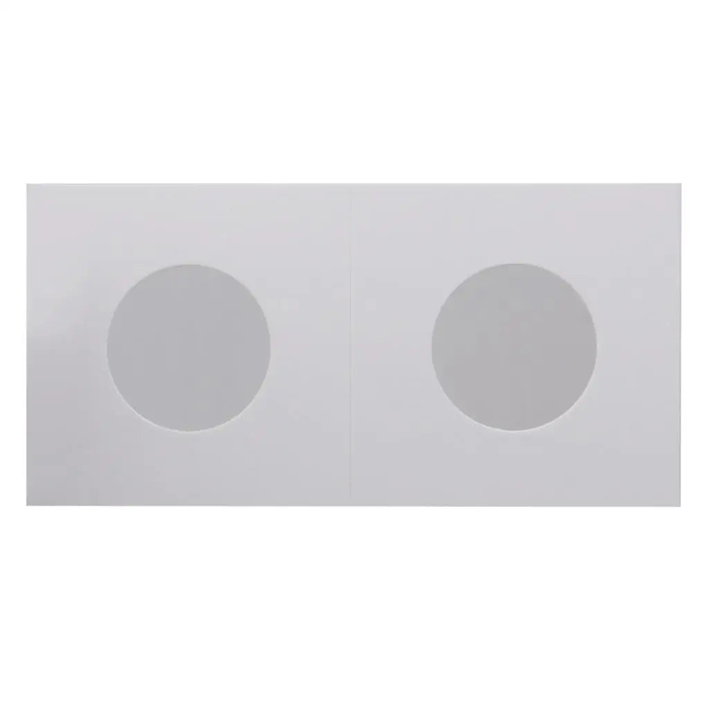 50-Pack Cardboard Coin Holders – Flip Sleeves for Collectors