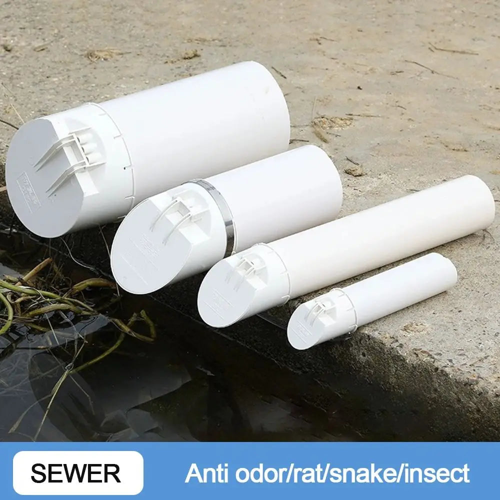 PVC Drain Pipe Cap 50–160mm | Anti-Odor Insect-Proof Cover