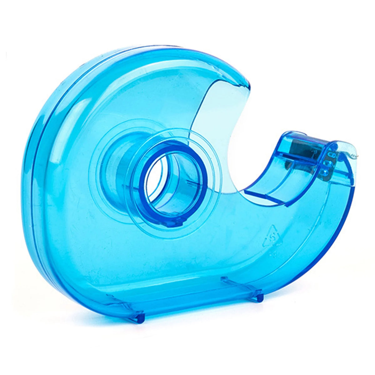 Transparent Desktop Tape Dispenser – Portable Plastic Cutter