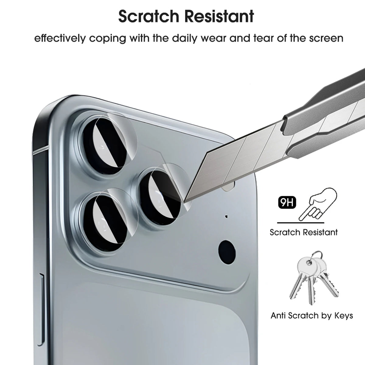 Tempered Glass Camera Lens Protector – iPhone 17 Pro Max & Air