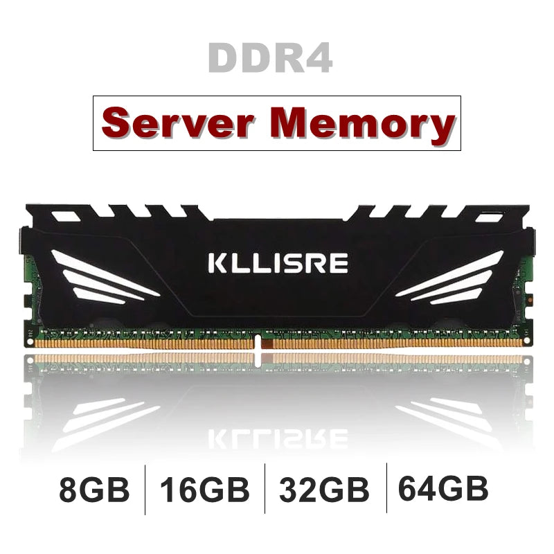 Kllisre DDR4 ECC REG Server RAM 8–64GB 2133/2400MHz