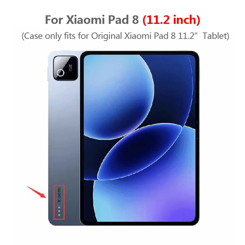 Xiaomi Pad 8 / 8 Pro Embossed Tree PU Leather Wallet Case