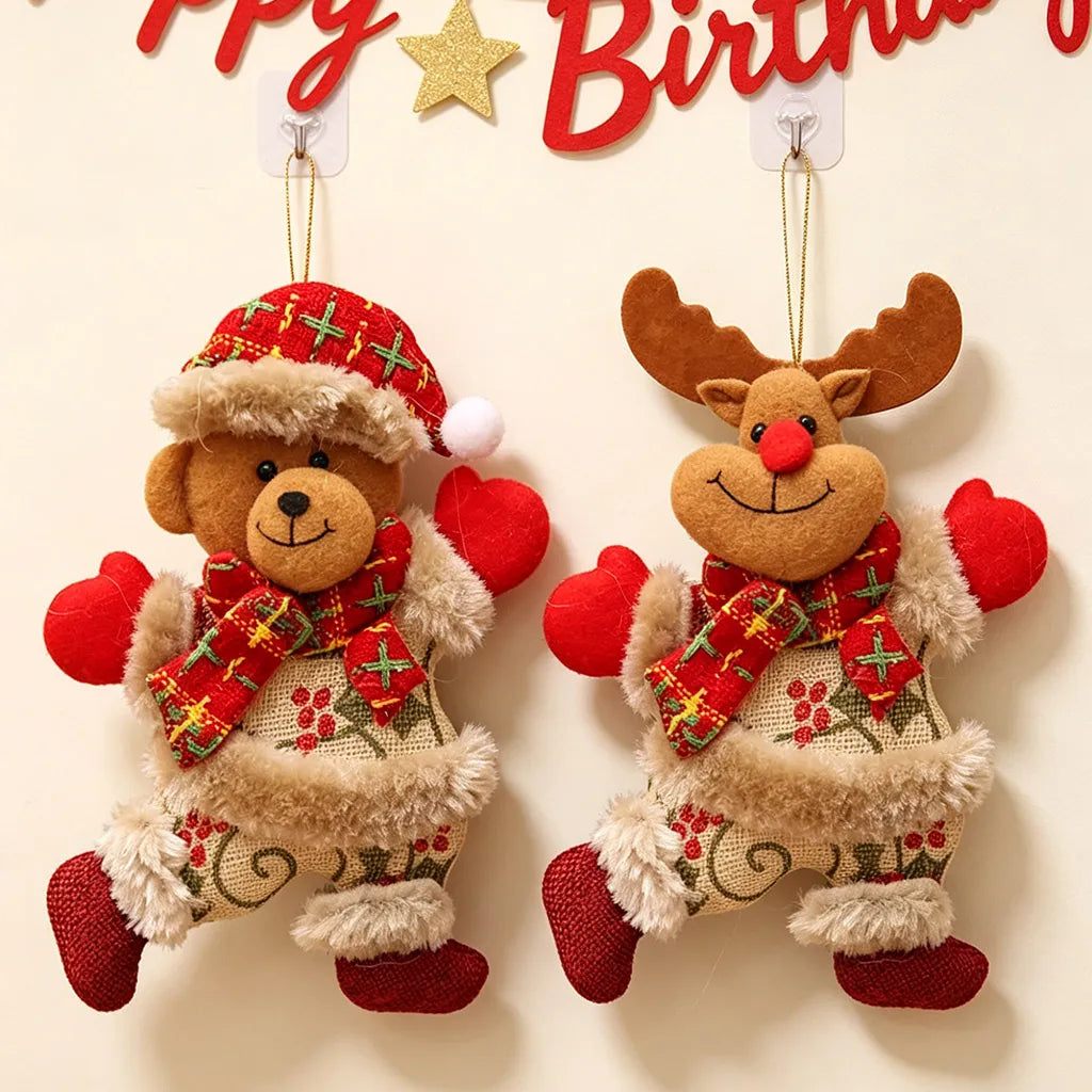Teddy Bear Christmas Tree Pendant 13x18cm | Holiday Décor