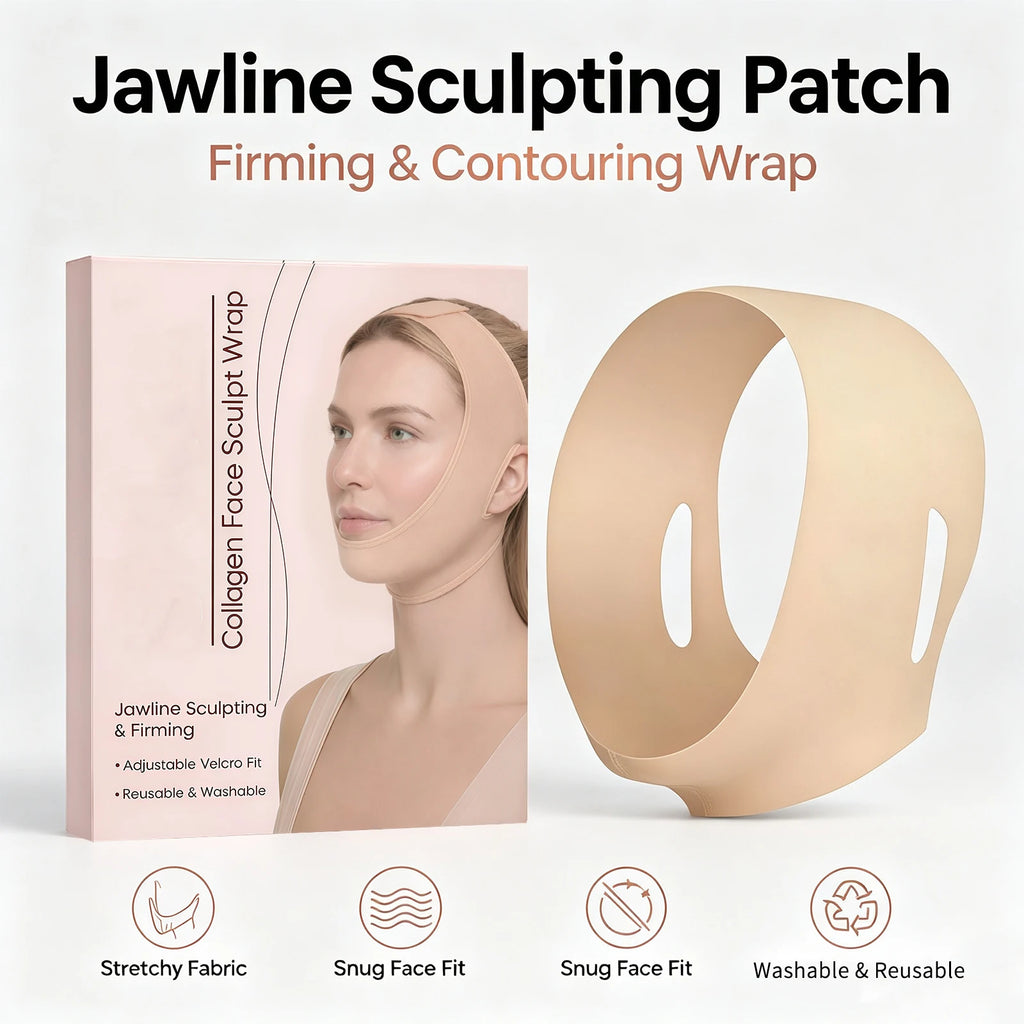 Adjustable Jawline Firming Band – Face Sculpting Chin Wrap