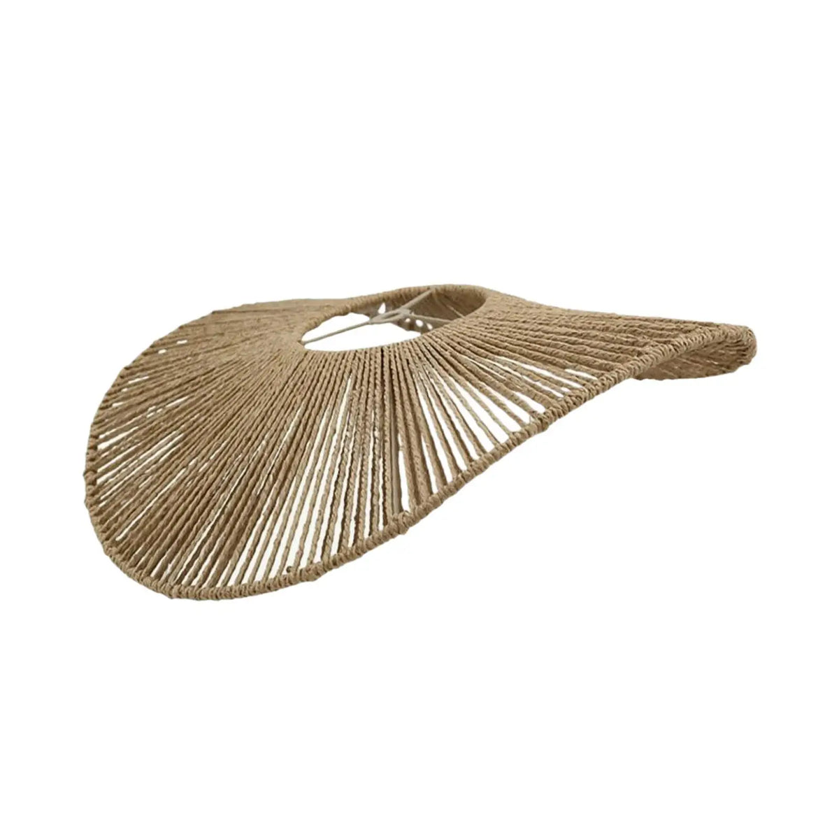 Natural Paper Rope Woven Pendant Lamp Shade | Boho Decor