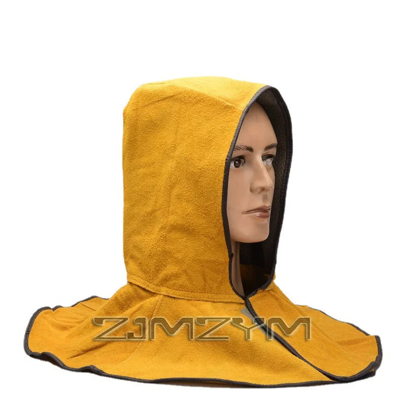 Cowhide Leather Welding Suit Set – Gloves, Head & Foot Cover