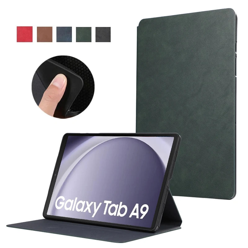 Samsung Galaxy Tab A9 8.7" PU Leather Folio Case with Stand