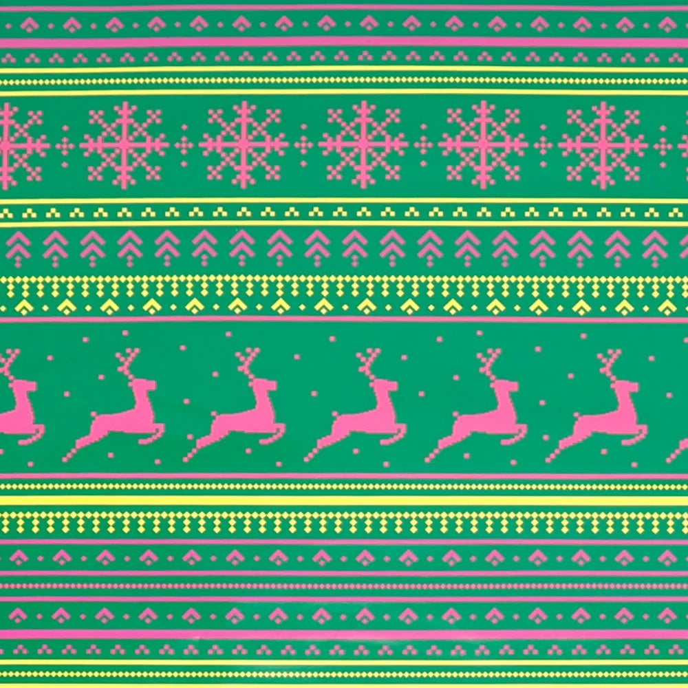 Christmas Kraft Wrapping Paper – Xmas Tree & Santa Design