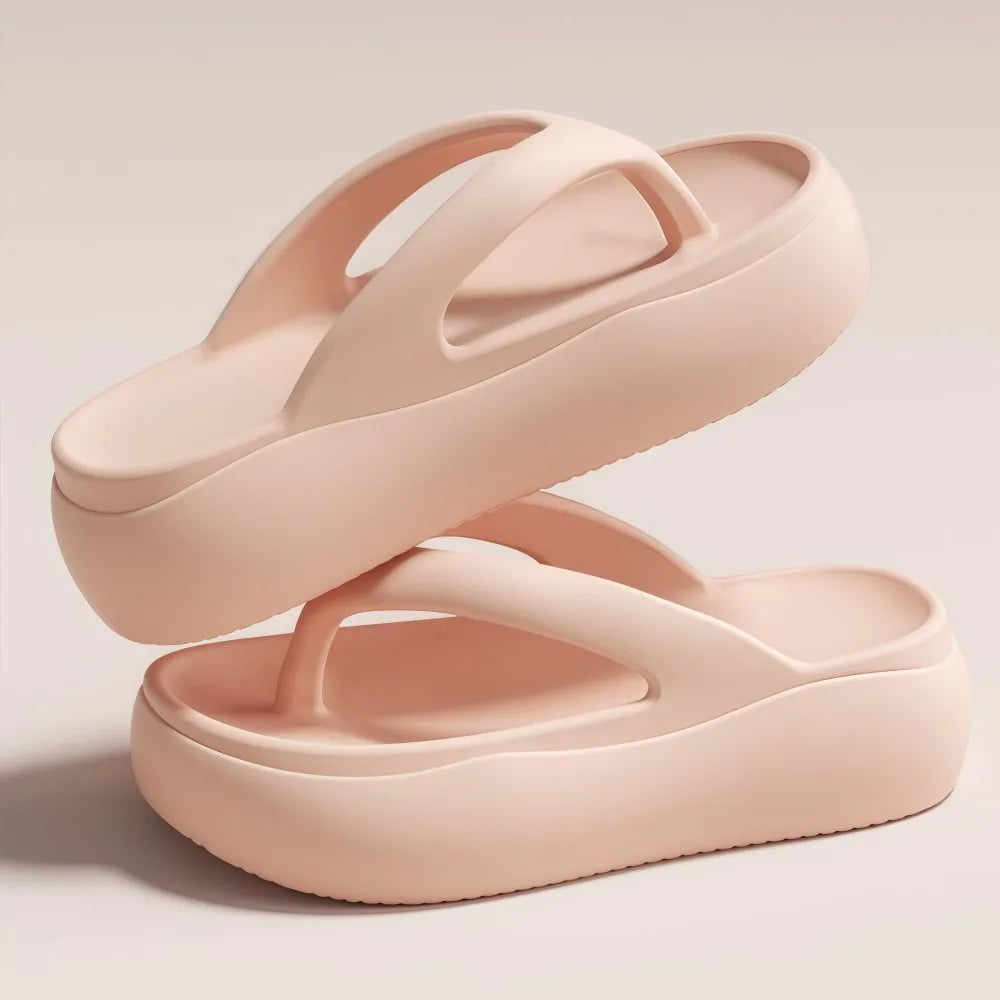 Women's 5CM Platform Flip Flops – Lightweight EVA Slippers