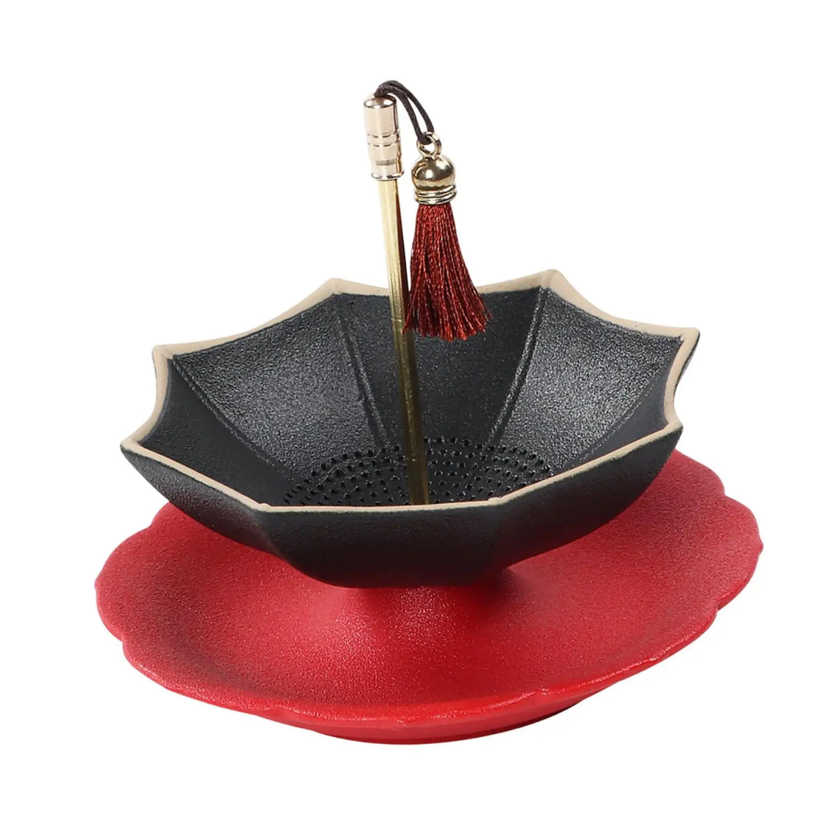Umbrella Shape Ceramic Tea Strainer | Porcelain Loose Leaf Filter