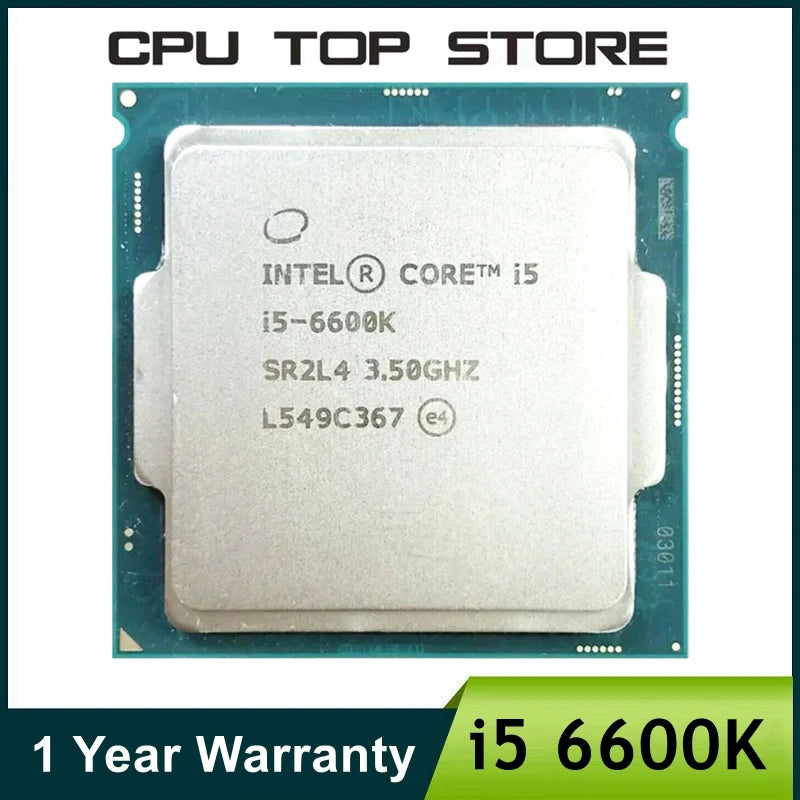 Intel Core i5-6600K 3.5GHz Quad-Core LGA 1151 CPU (Used)