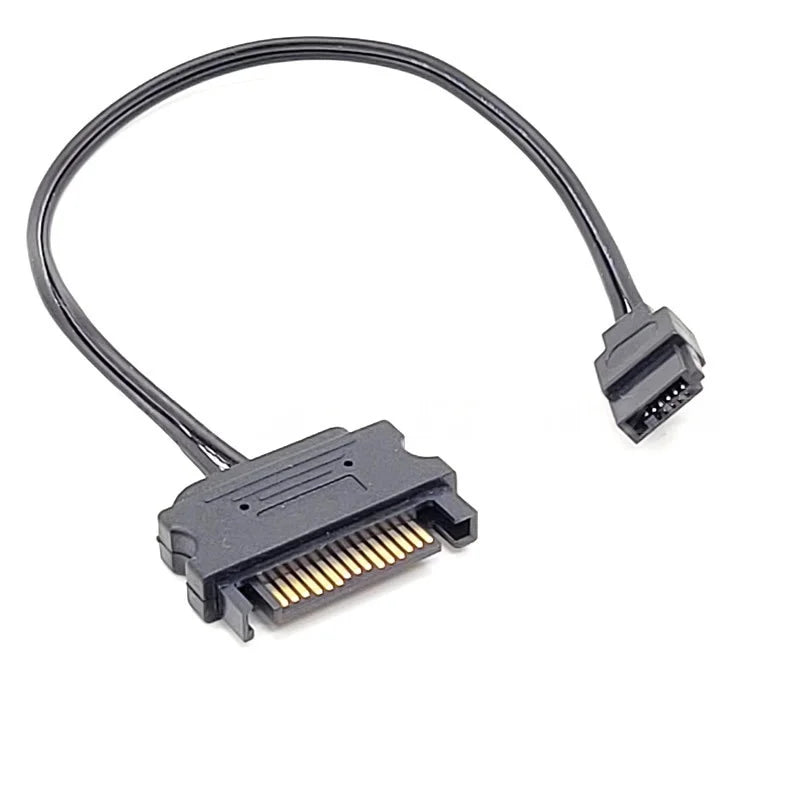 SATA 15-Pin to 6-Pin Power Adapter Cable | HDD & DVD Drive