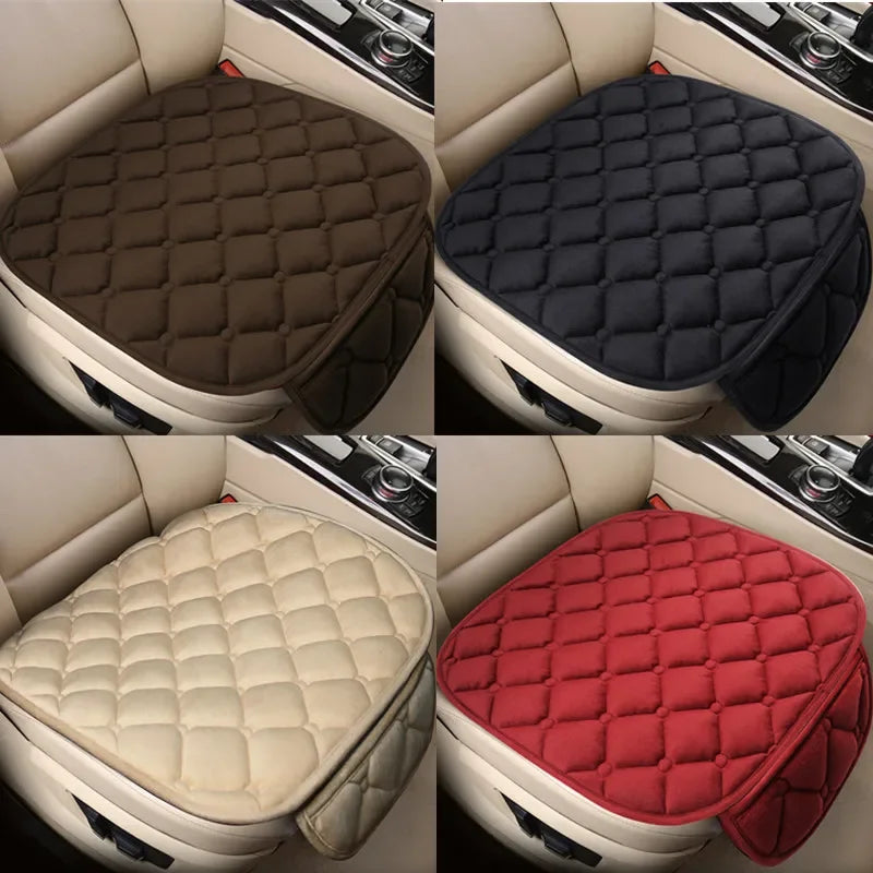 Universal Plush Car Seat Covers – Warm Winter Cushion Protector