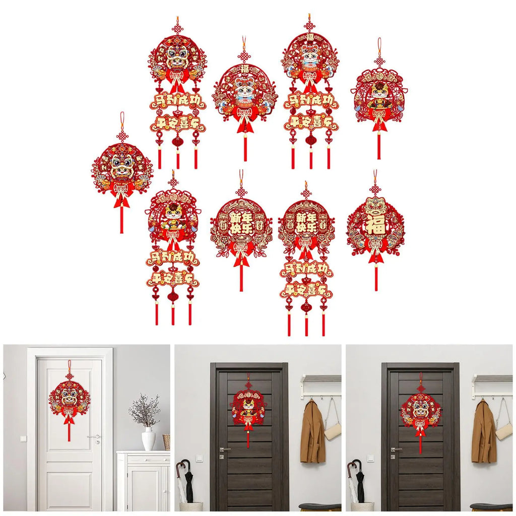 Zodiac Lunar New Year Hanging Ornament | Tassel Door Décor