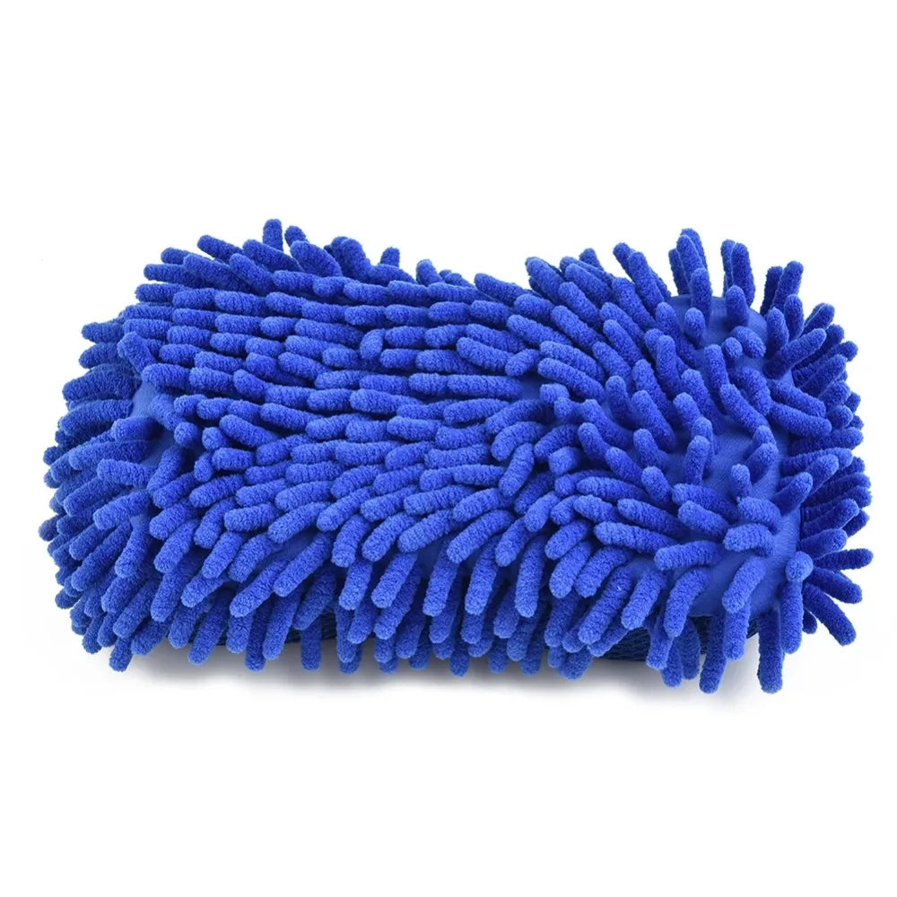 Scratch-Free Microfiber Car Wash Sponge & Auto Cleaning Pad