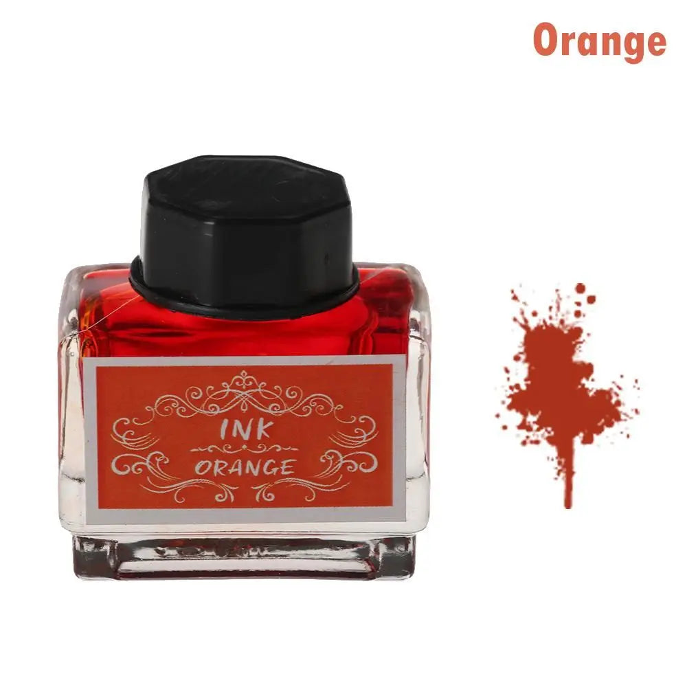 Carbon-Free Fountain Pen Ink 15ml – 10 Vibrant Colors