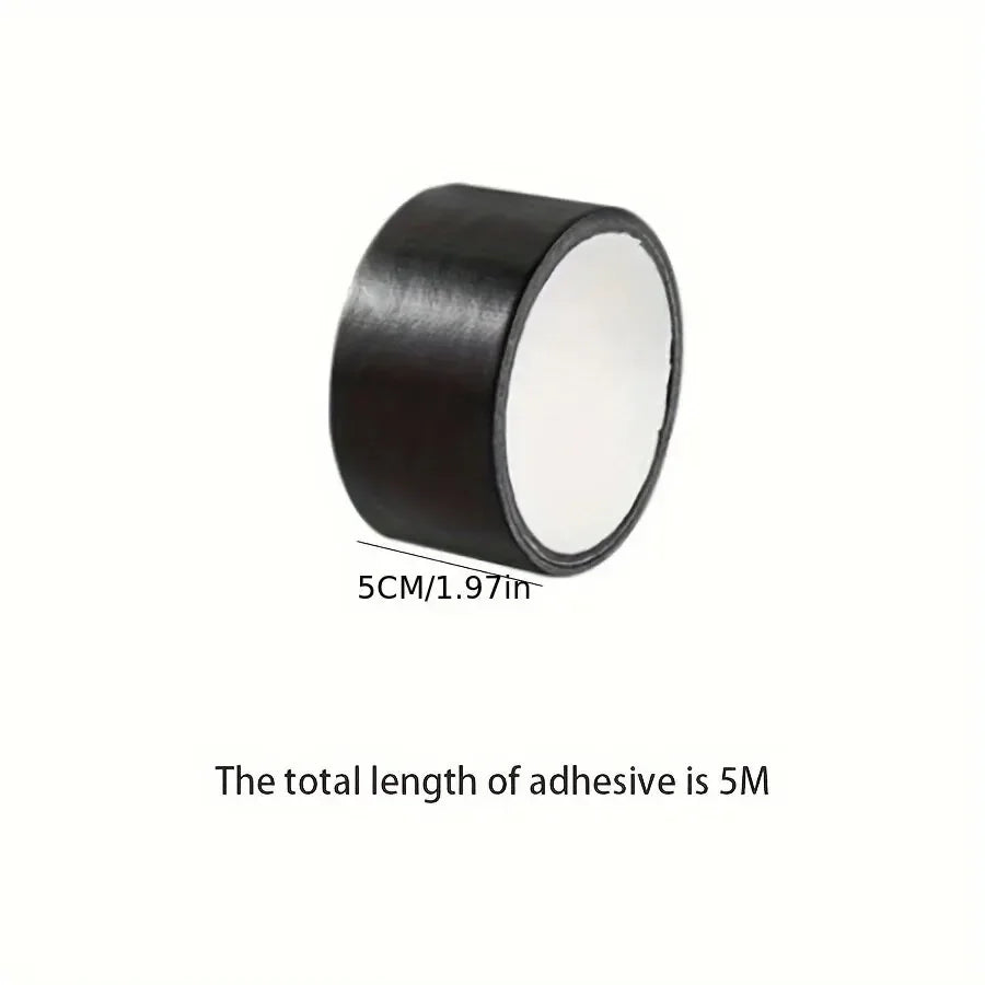 Black Leather Repair Tape – Strong Adhesive for Seats & Sofas