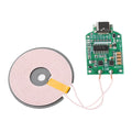15W Wireless Charging Module – Type-C, 5V/9V/12V, Pop-Up Display