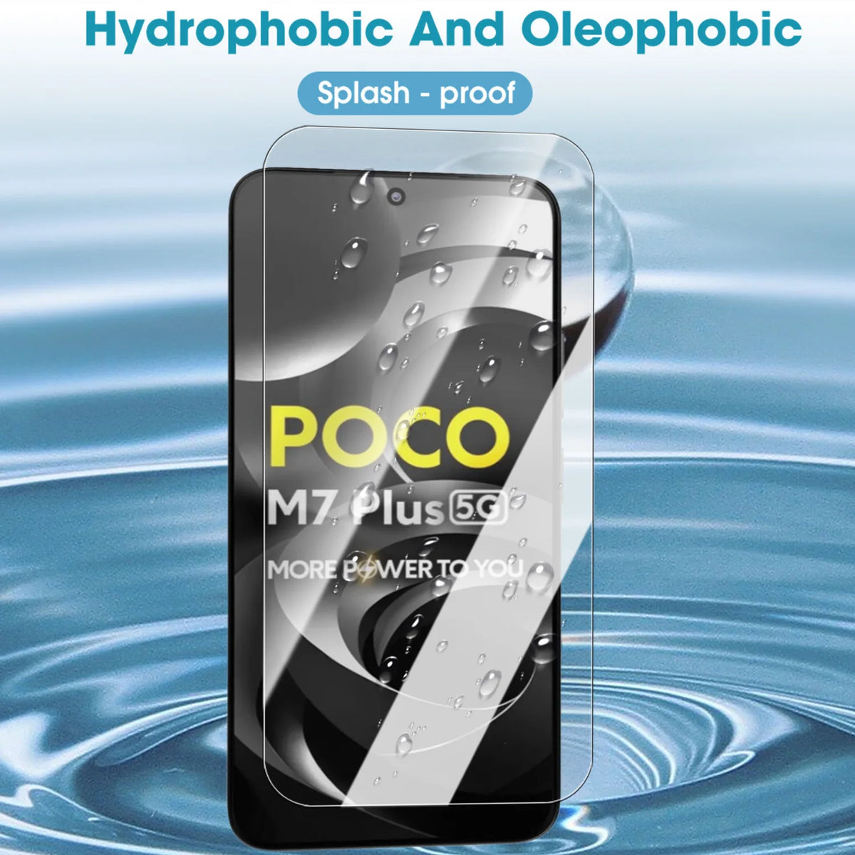 Xiaomi POCO M7 / M7 Plus HD Tempered Glass Screen Protector