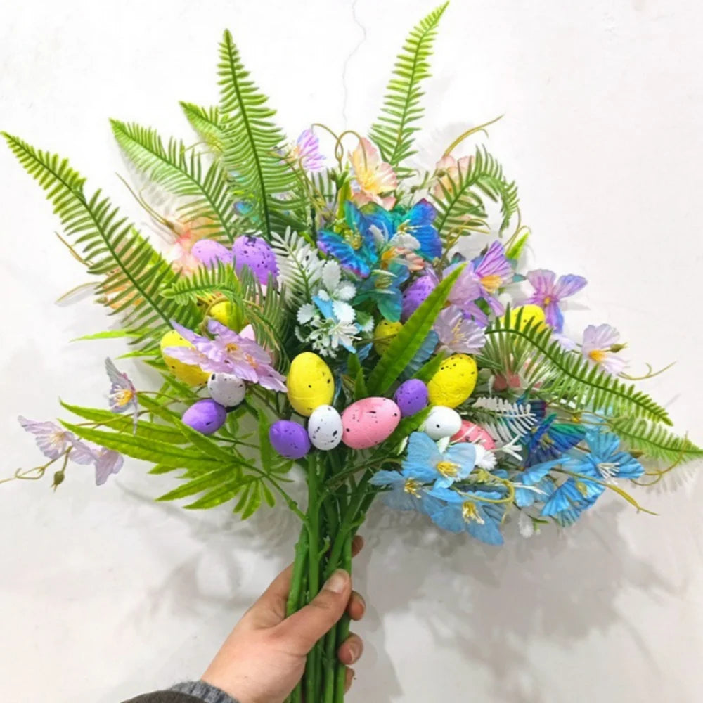 Easter Egg Branch with Rabbits – DIY Spring Flower Decor