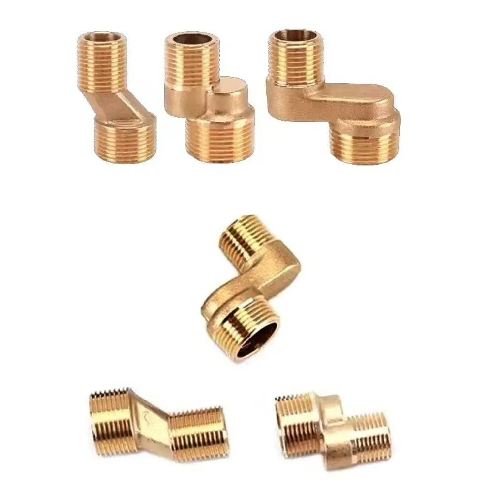 Copper Angled Faucet Curved Foot | Wall-Mounted Angle Adjuster