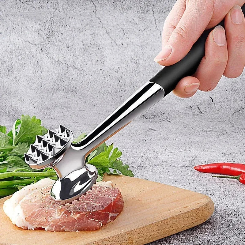 Double-Sided Meat Tenderizer Hammer – Zinc Alloy Mallet