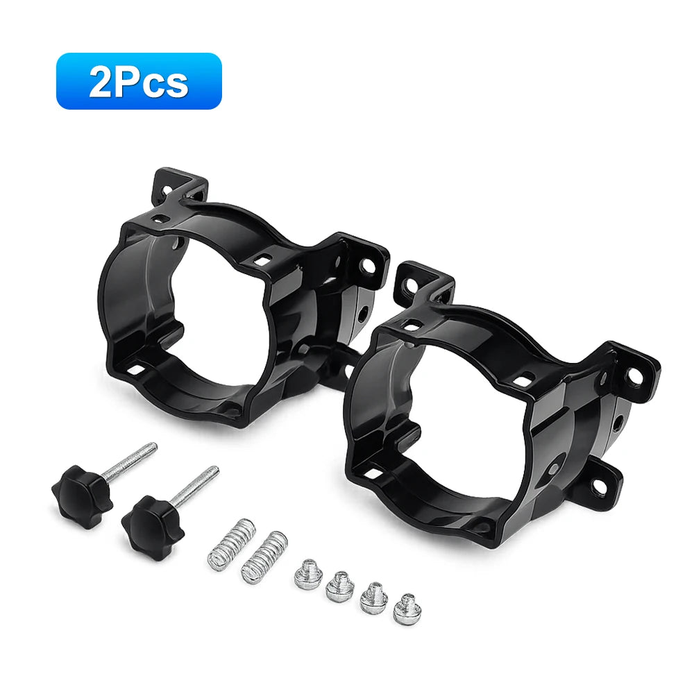 2PCS 3-Inch Fog Light Projector Lens Bracket Mount for Nissan