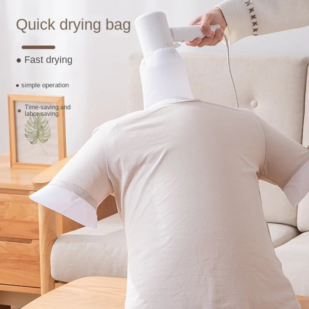 Portable Quick Dry Clothes Bag for Travel | Hair Dryer Drying