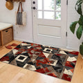 VIKAMA Modern Non-Slip Area Rug – Living Room & Bedroom