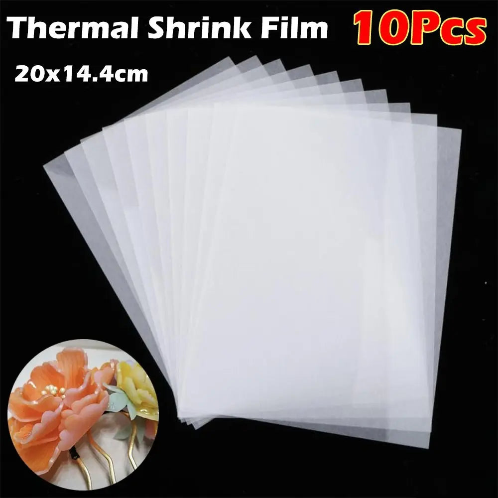 10-Pack Translucent Shrink Plastic Sheets – DIY Shrink Art Film