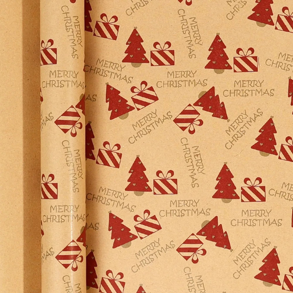 Christmas Wrapping Paper Reindeer Design – Large Roll 43×300cm