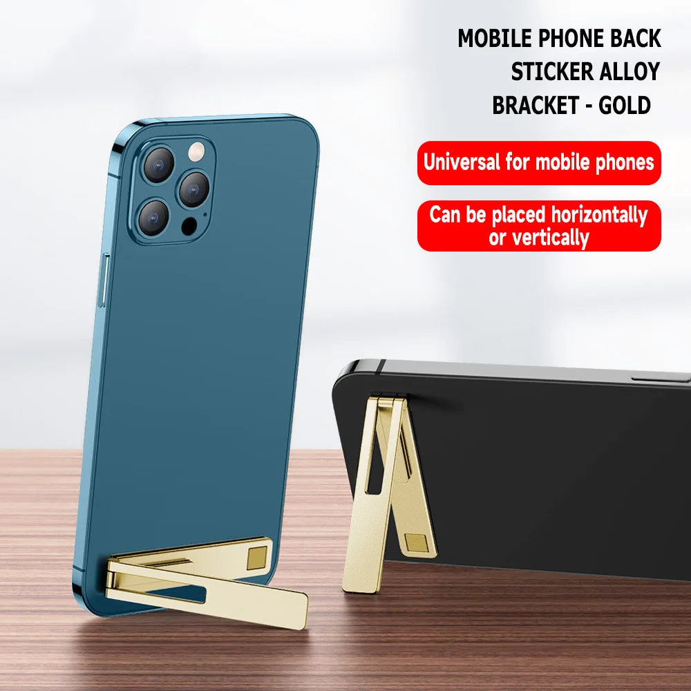 AKABEILA Ultra-Thin Metal Folding Phone Stand & Desk Holder