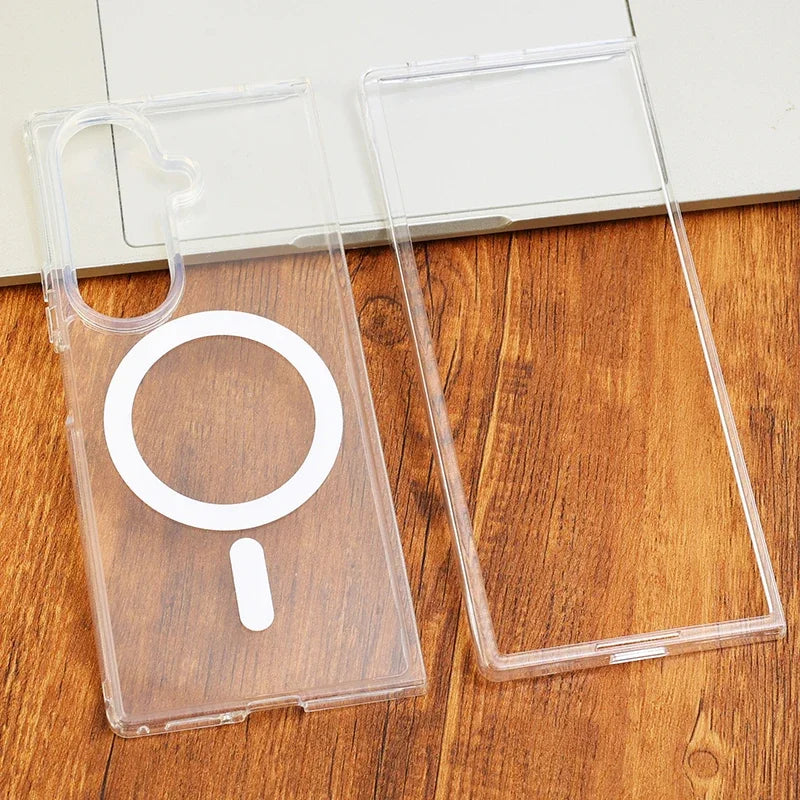 Transparent Magnetic Case Samsung Galaxy Z Fold 7 – MagSafe