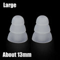 Three-Layer Silicone Eartips S/M/L – Replacement Earbuds Cap