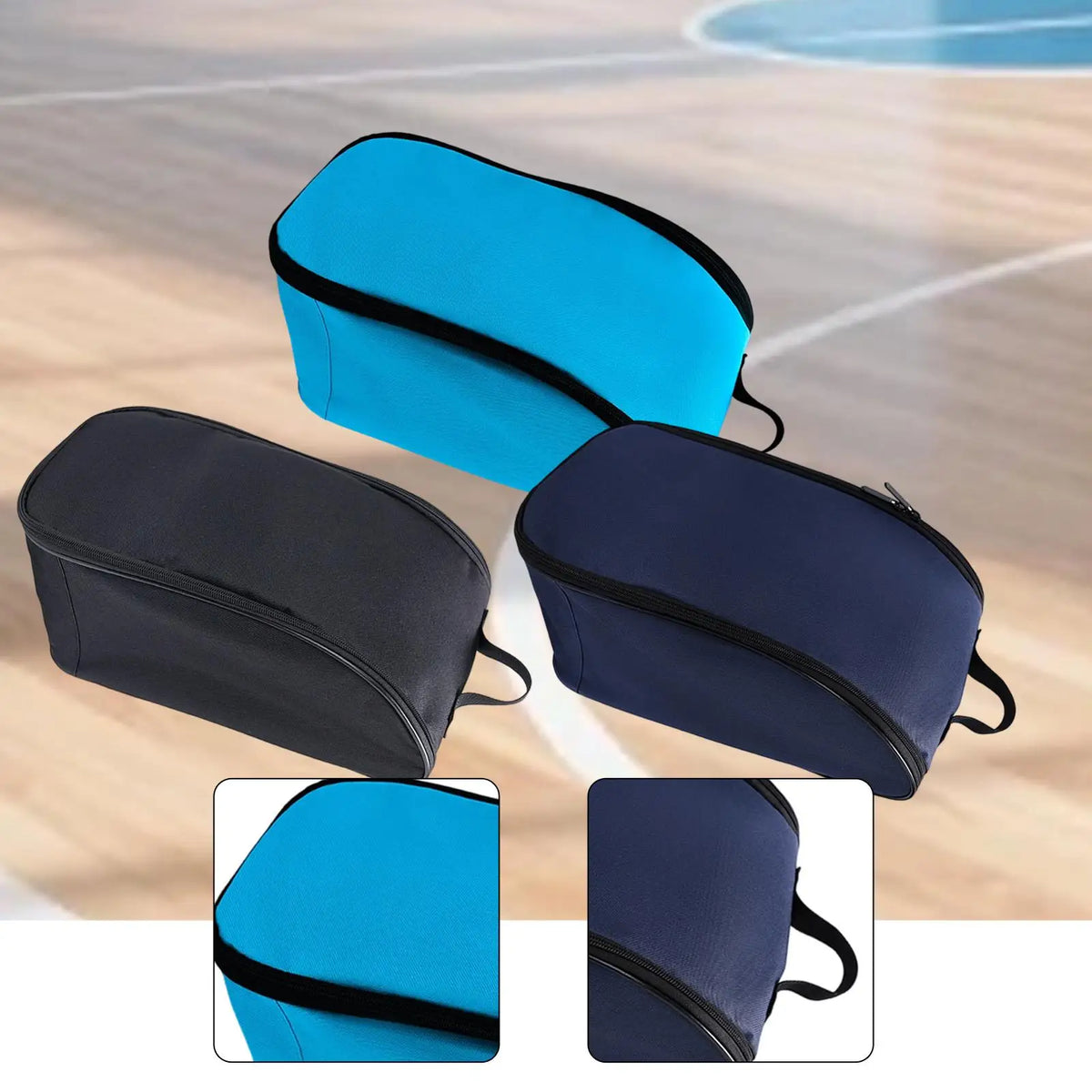 Kesoto Foldable Sports Shoe Bag – Zipper Carrier Pouch